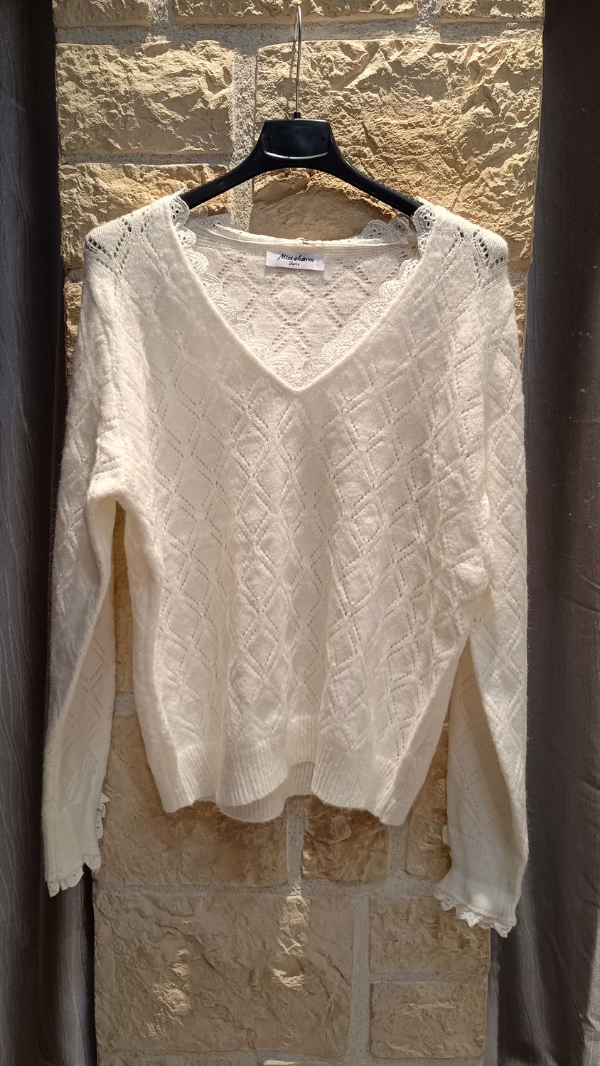Pull Jessy blanc 