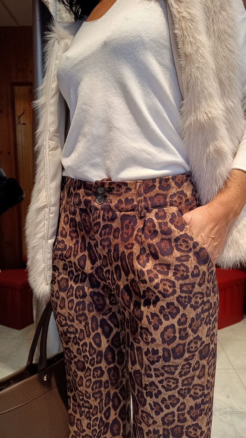 Pantalon suédine Léo 