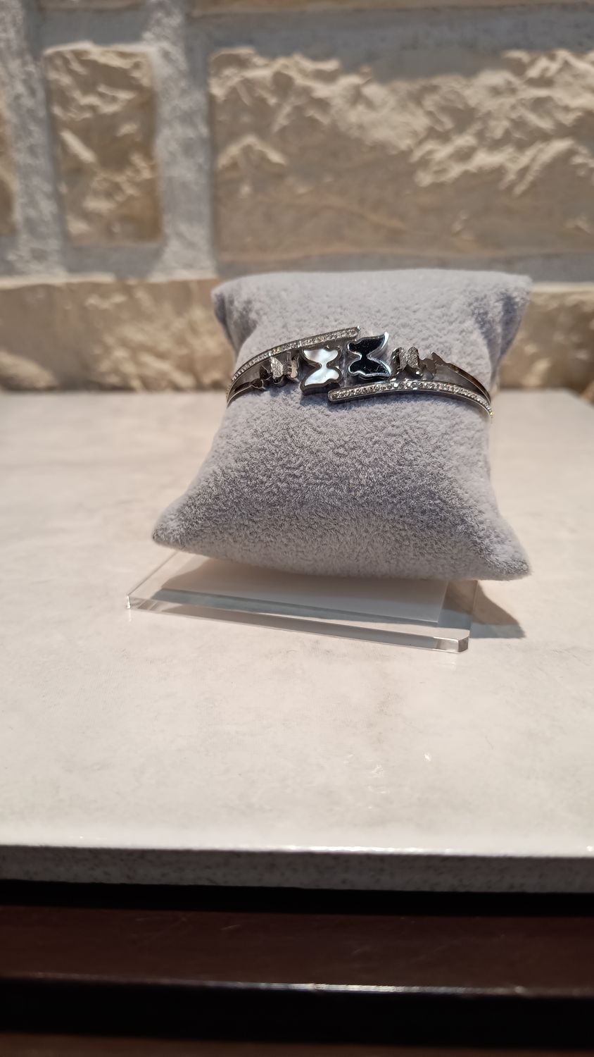 Bracelet Farfalle argenté 