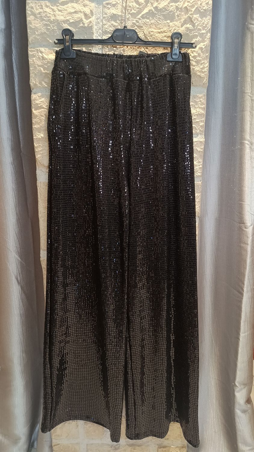 Pantalon disco noir