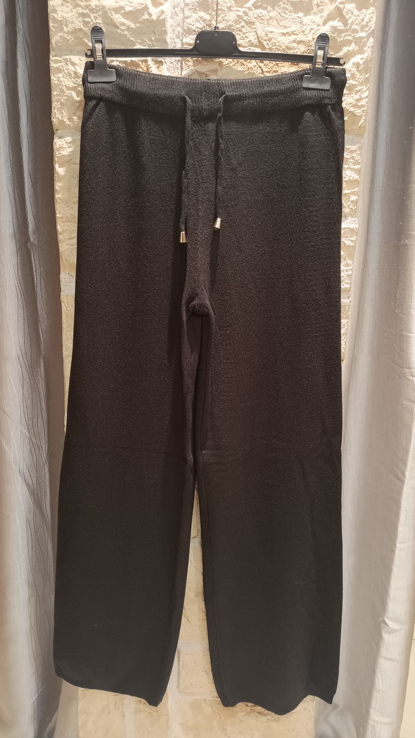 Ensemble deux pièces maille noir