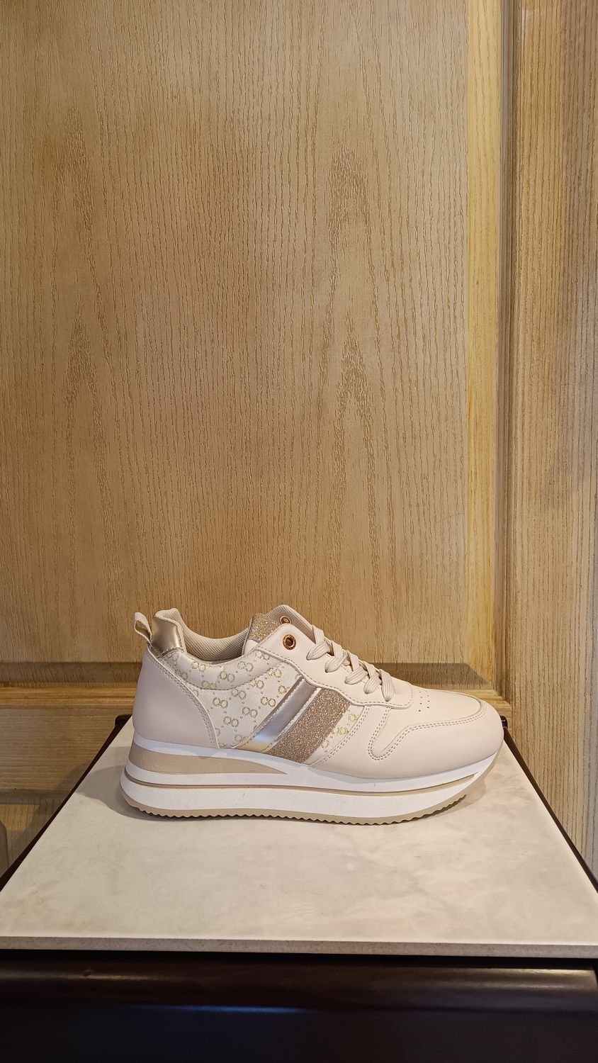 Baskets Logo beige 