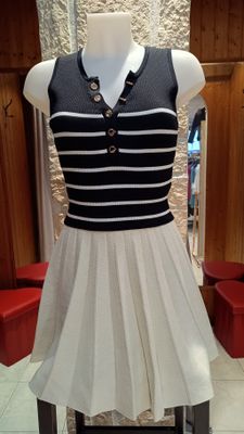Top rayures noir et blanc