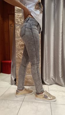 Jean gris clair skinny 