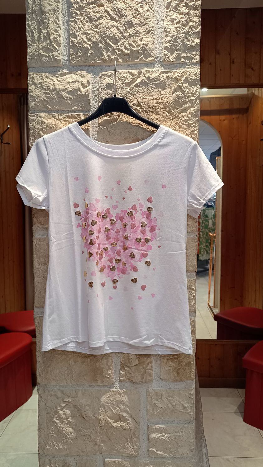 T-shirt Heart rose 