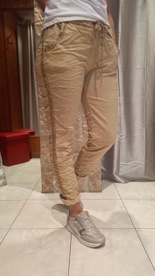 Jogger liseré camel