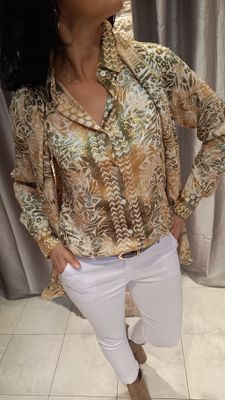 Chemise fantaisie foulard