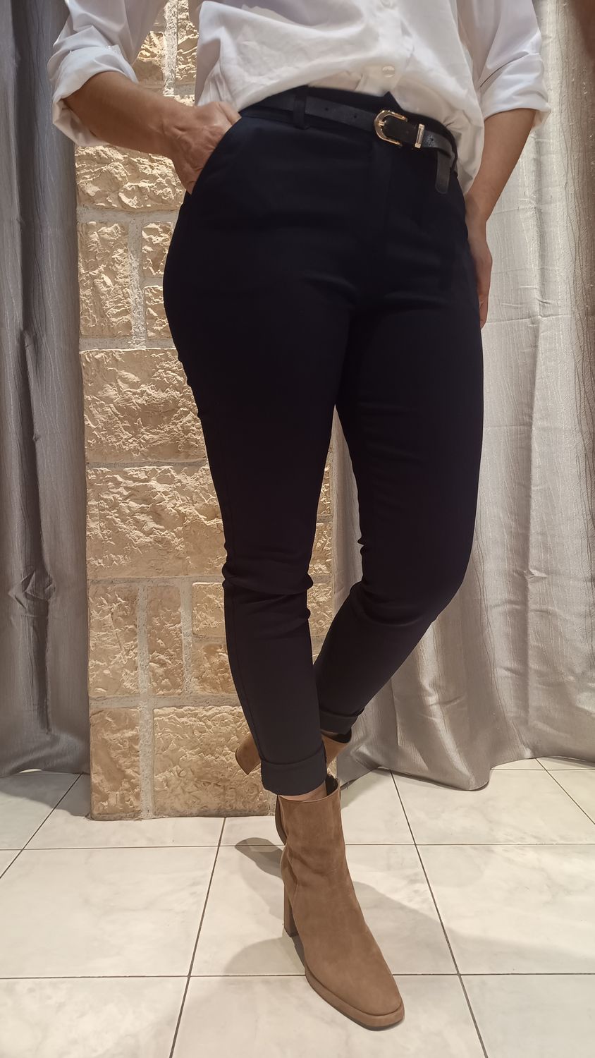 Pantalon Chino bleu marine 