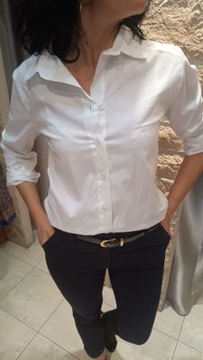 Chemise coton blanc