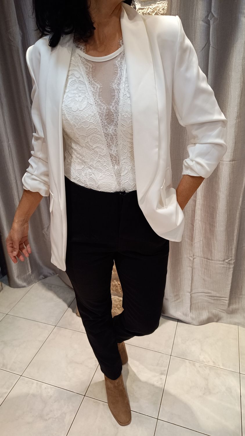 Veste blazer blanc