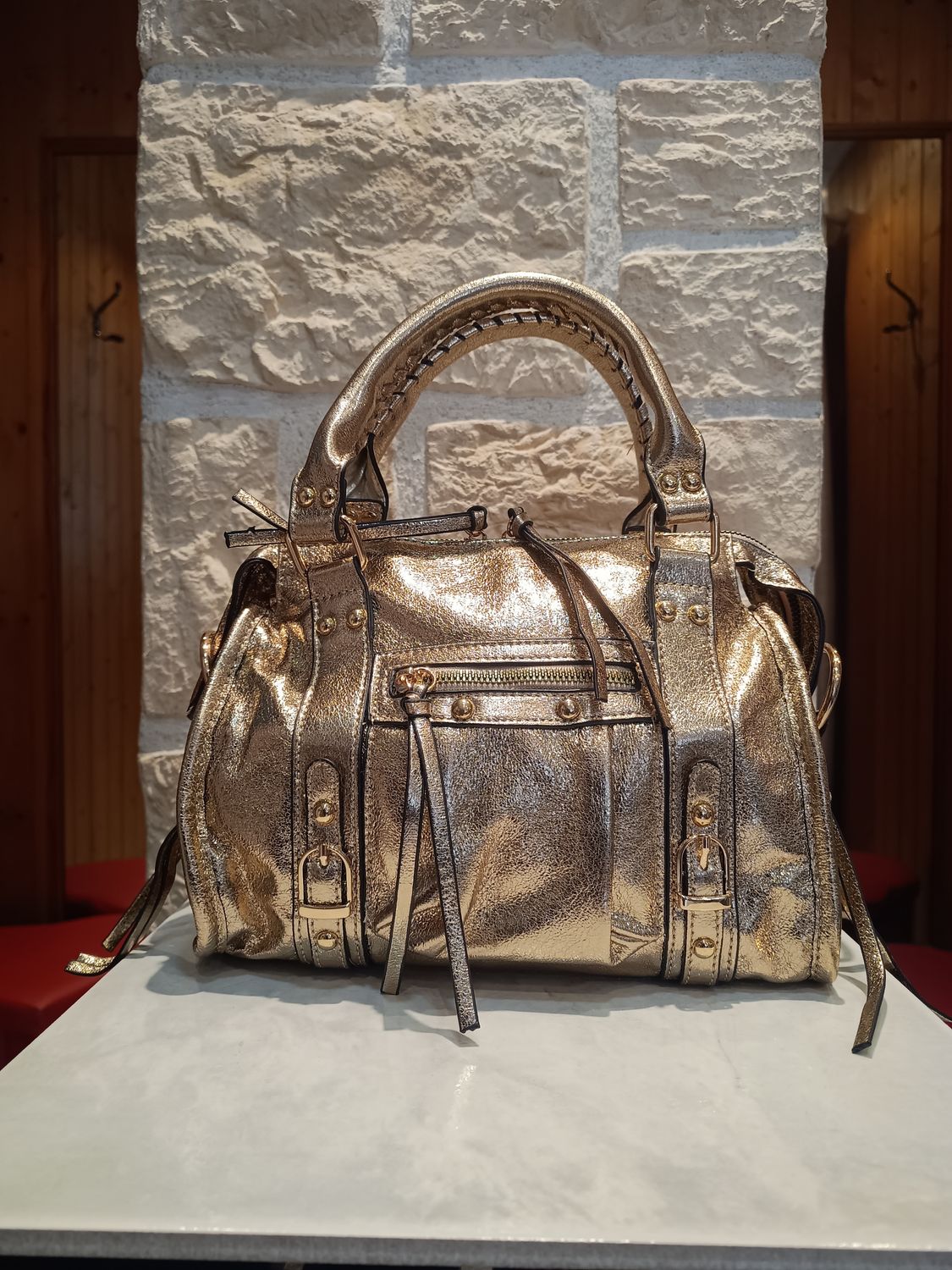 Sac Trendy mini gold 