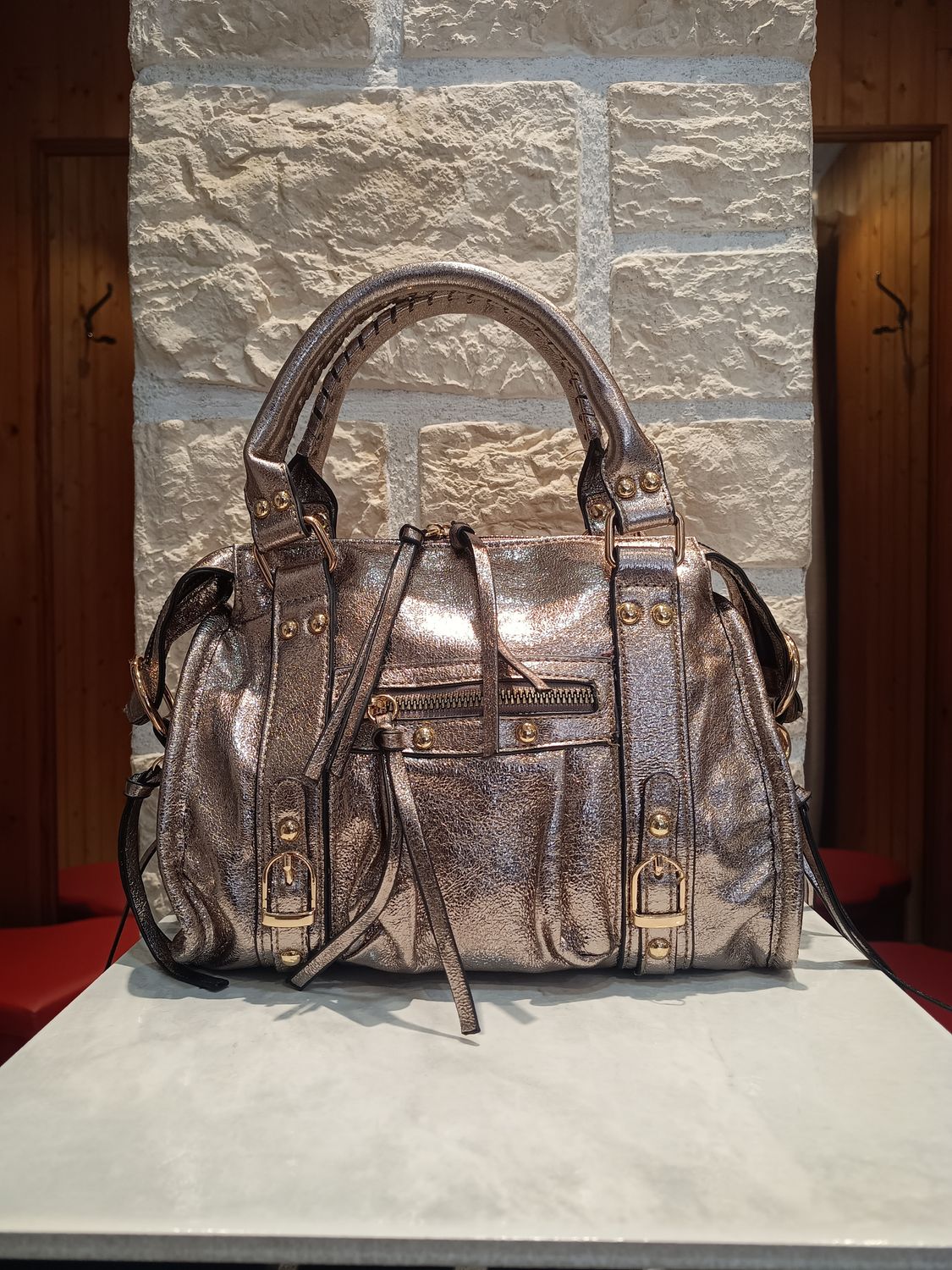 Sac Trendy mini bronze 