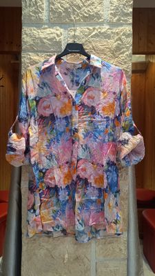 Chemise imprimée fleurs
