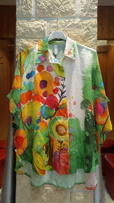 Chemisier Rainbow vert