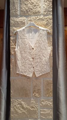 Gilet été Dania écru 