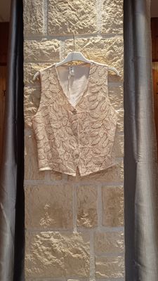 Gilet été Dania beige 