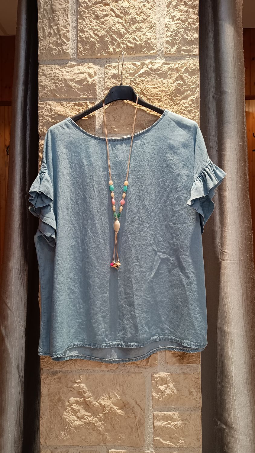 Blouse jean Sabrina 