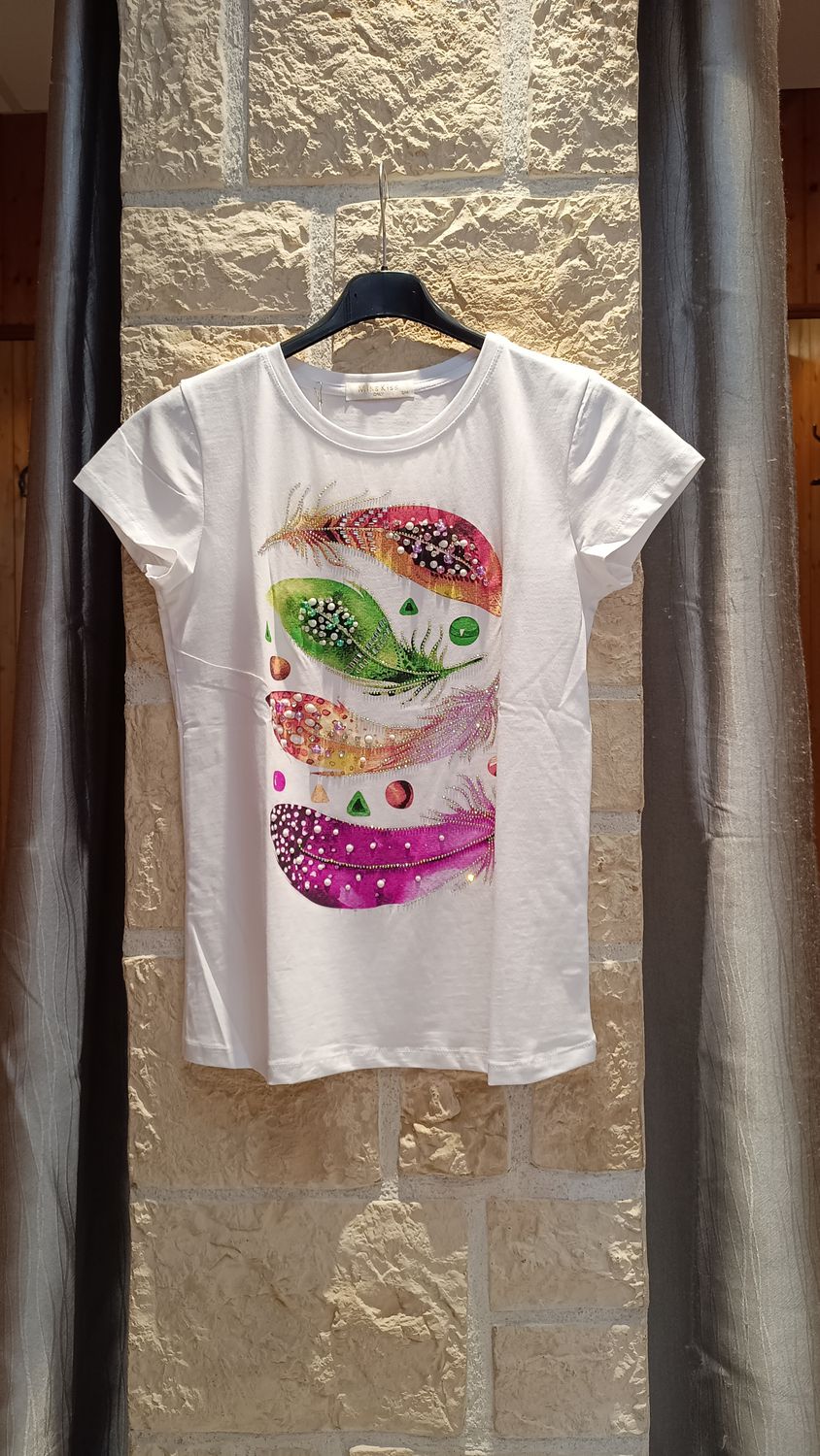 T-shirt Indi rose