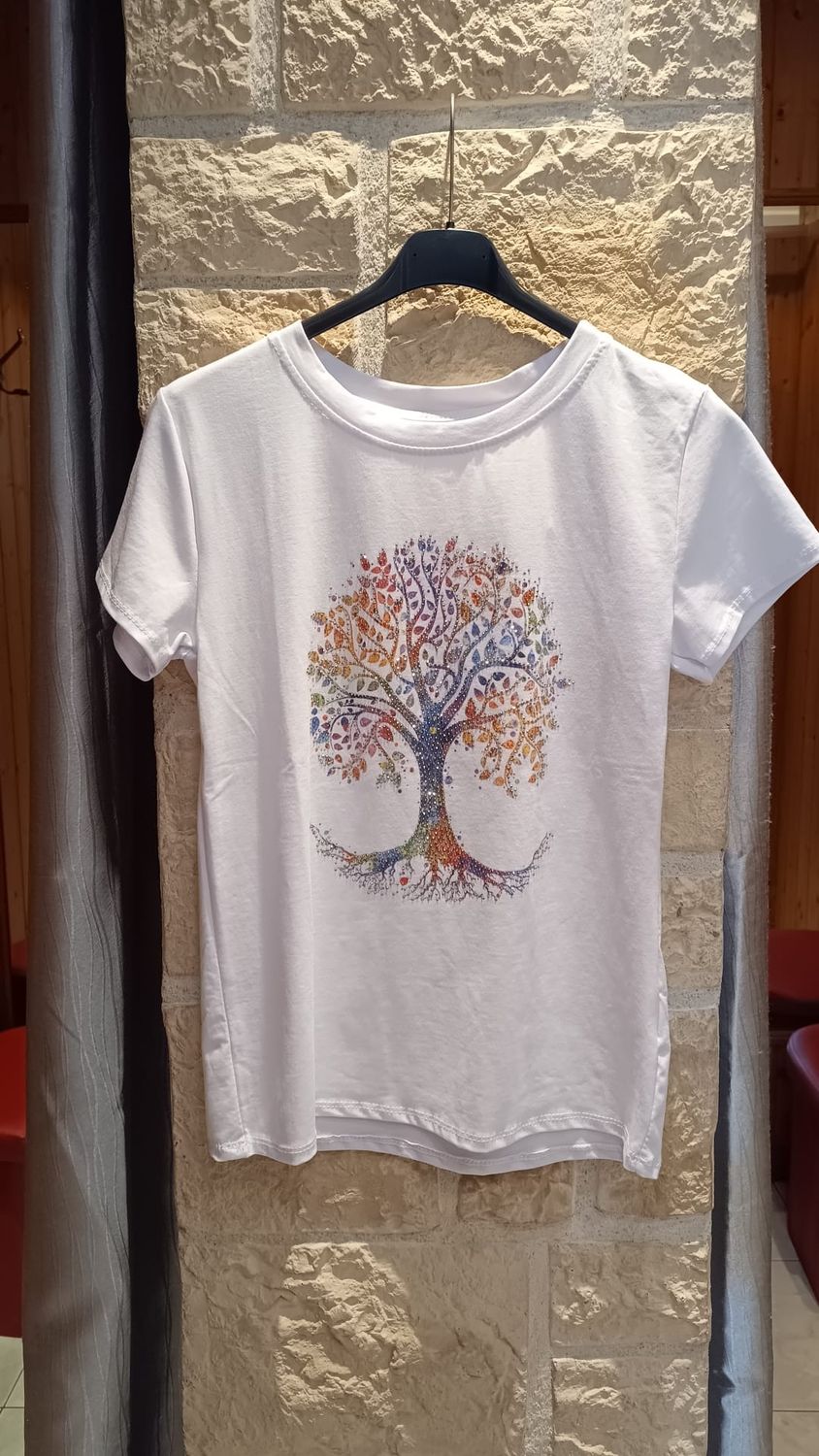 T-shirt Arbre de vie blanc