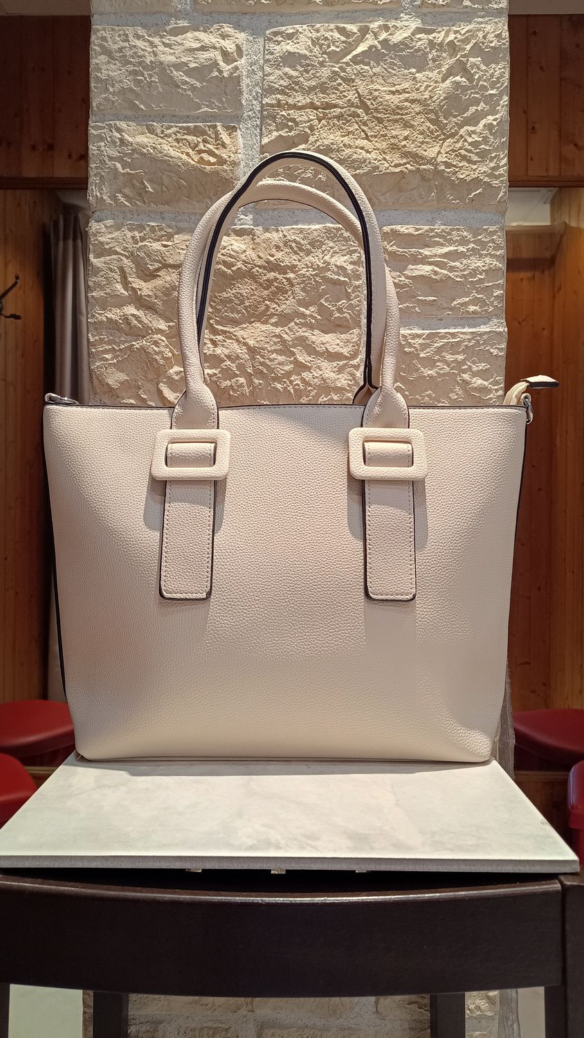 Sac cabas Boucle crème 