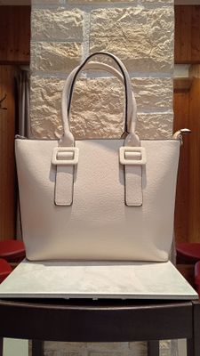 Sac cabas Boucle crème 