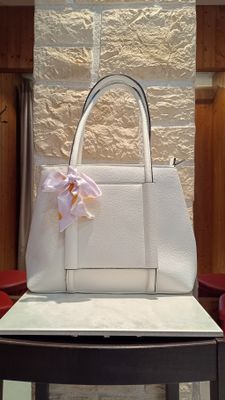 Sac cabas foulard blanc 