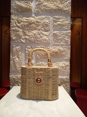 Sac à main Box écru 