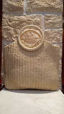 Sac panier écru 
