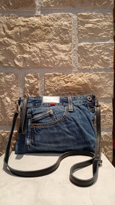 Sac bandoulière jean Black
