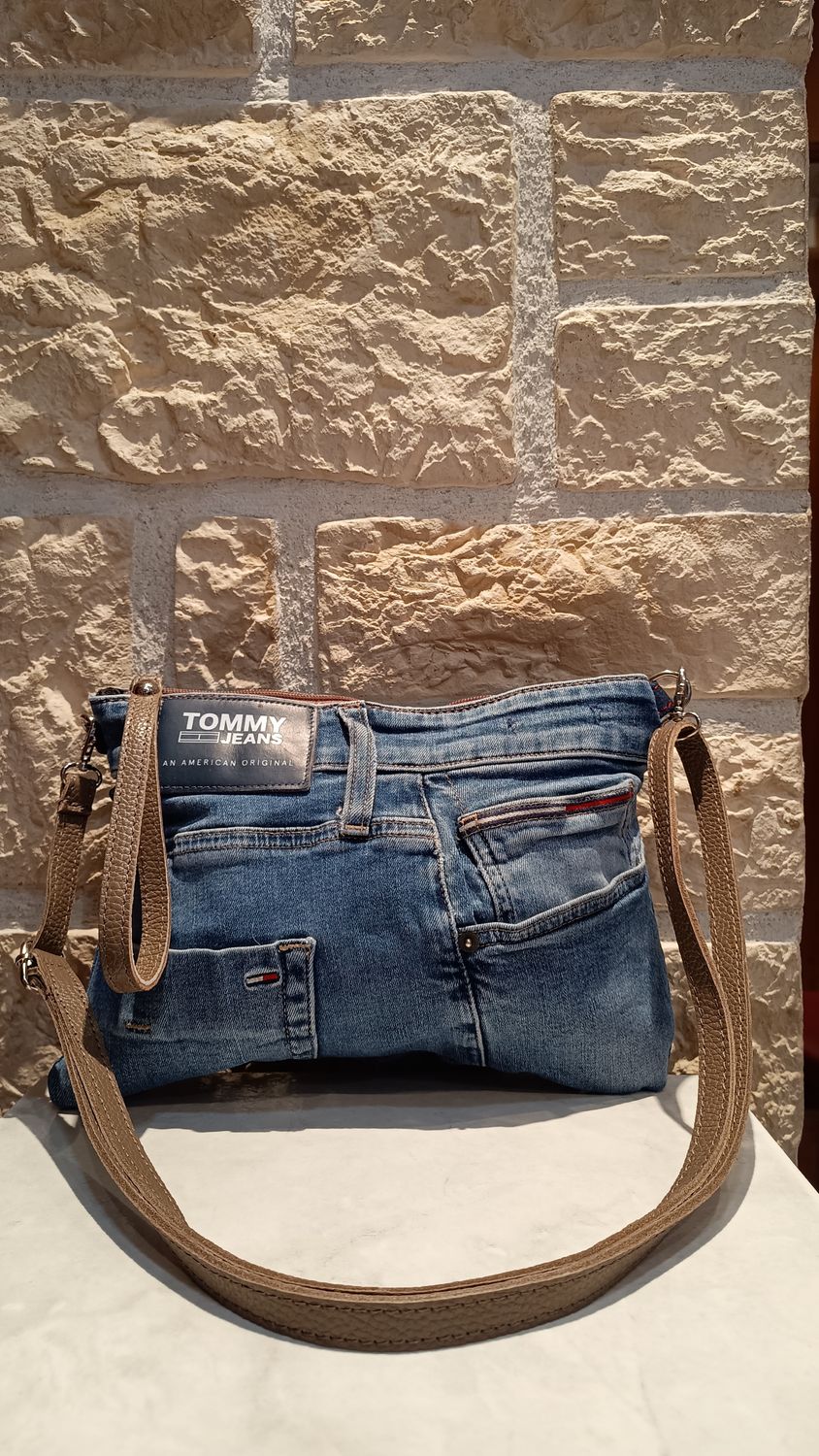Sac bandoulière jean Tommy