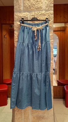 Jupe longue denim