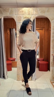Pantalon Capri noir 