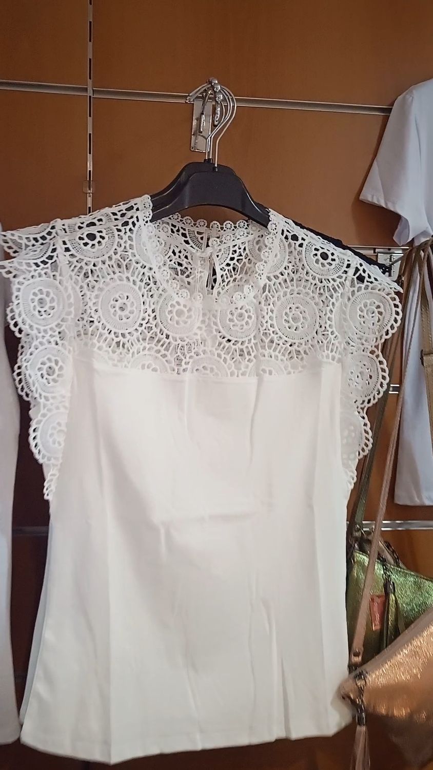 Top dentelle blanc 