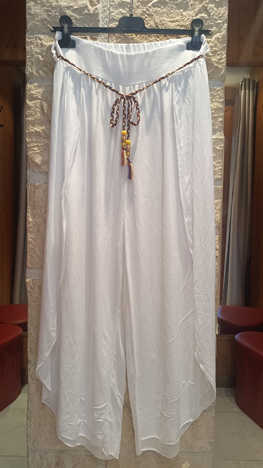 Pantalon sarouel blanc 