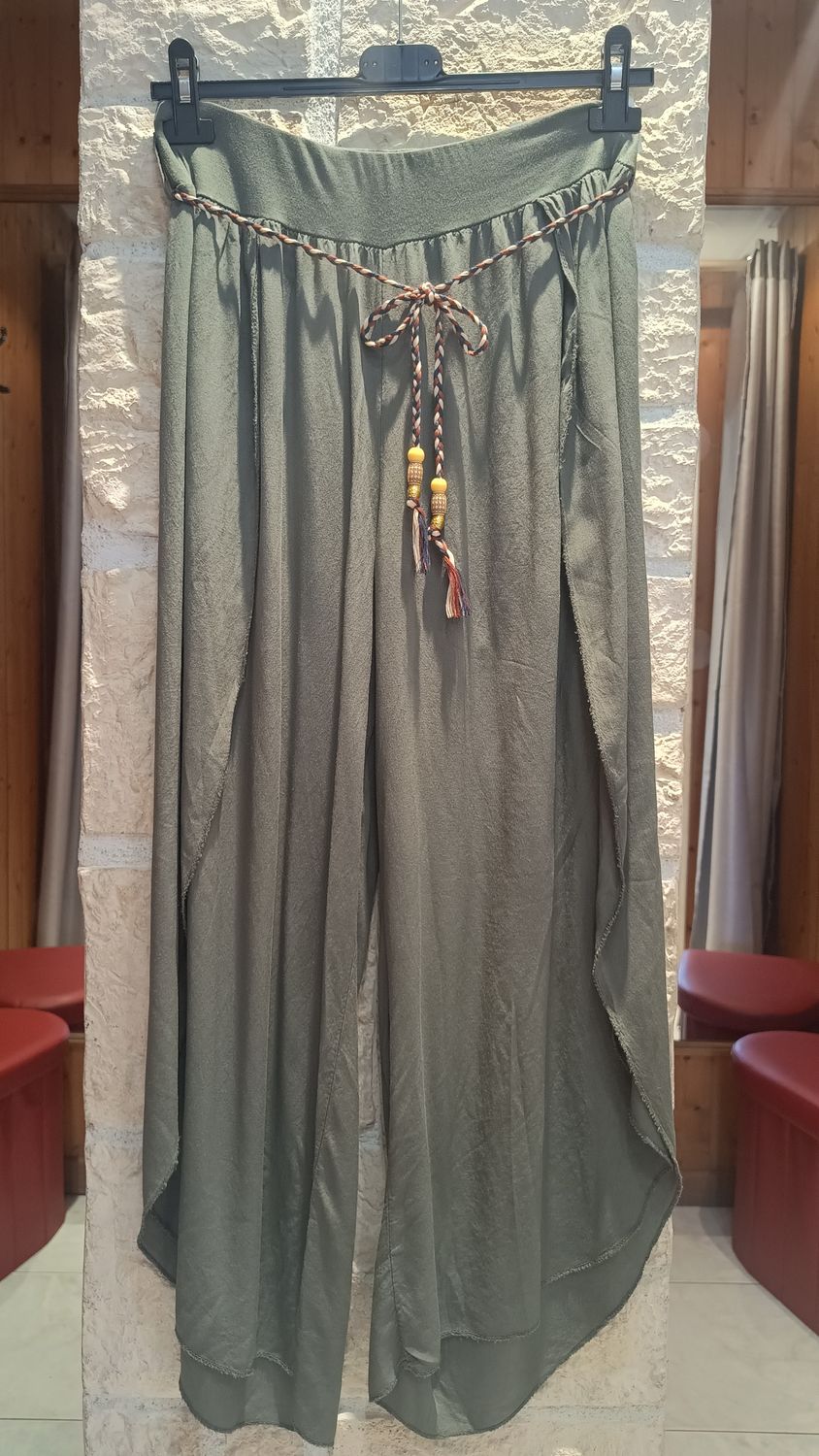 Pantalon sarouel kaki 
