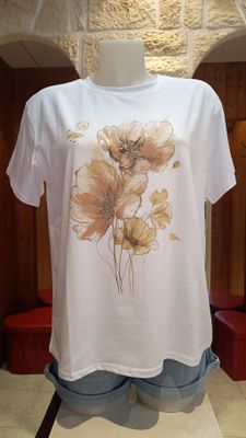 T-shirt Poppy beige 