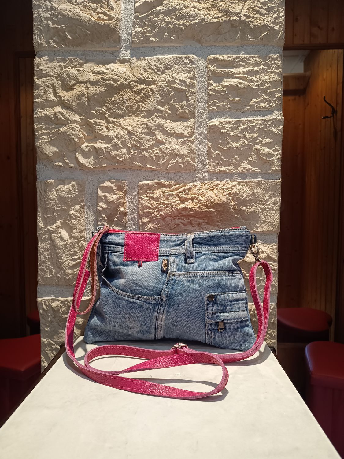 Sac bandoulière jean 1994