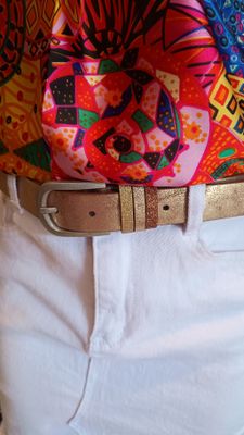 Ceinture irisée cuivré 