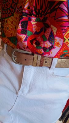 Ceinture irisée cuivré 