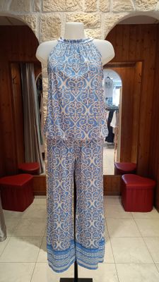 Ensemble Summer imprimé bleu ciel 