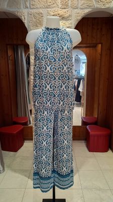 Ensemble Summer imprimé bleu canard 