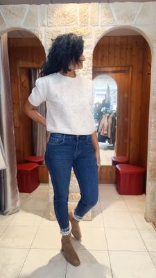 Jean Capri bas dentelle