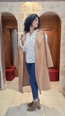 Manteau long camel Manteau long camel