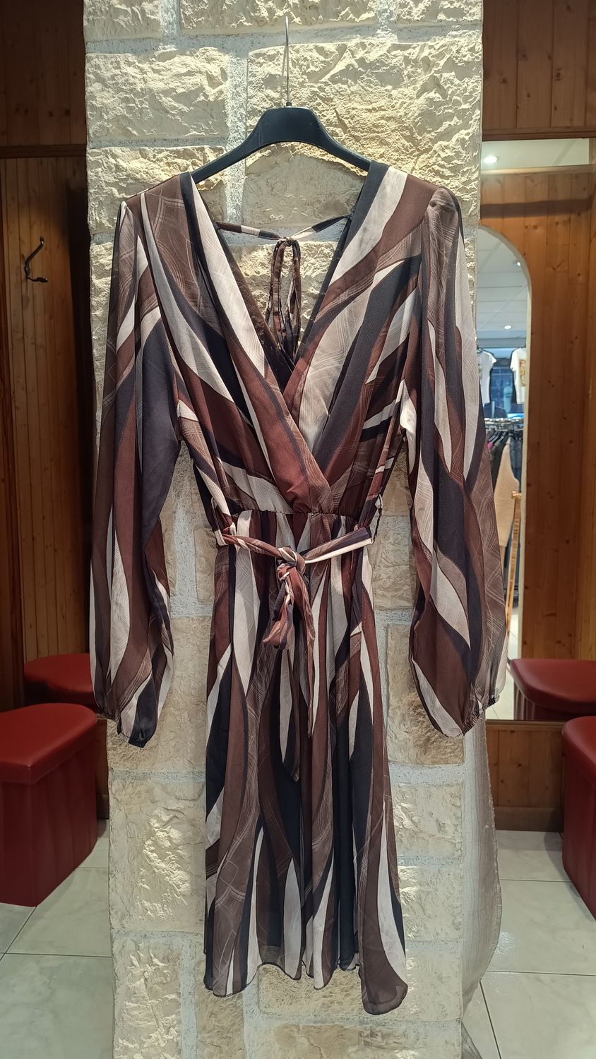 Robe Cache coeur imprimé noir