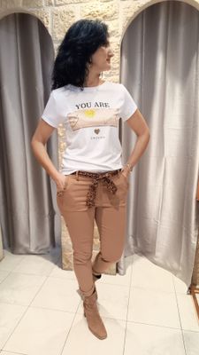 Pantalon Frou camel