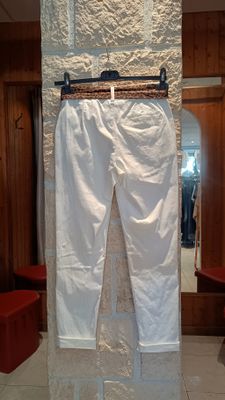 Pantalon Frou blanc cassé