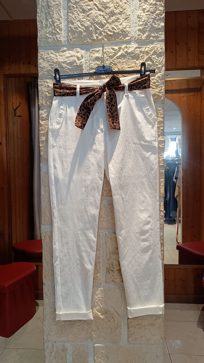 Pantalon Frou blanc cassé 
