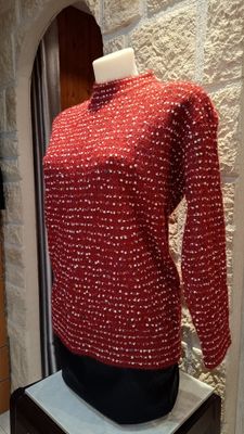 Pull Confettis bordeaux  Pull Confettis bordeaux