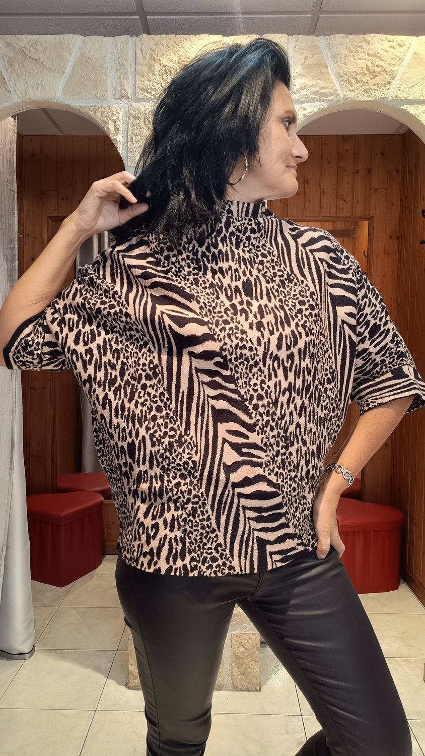 Pull animalier camel Pull animalier camel