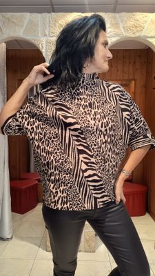 Pull animalier camel Pull animalier camel